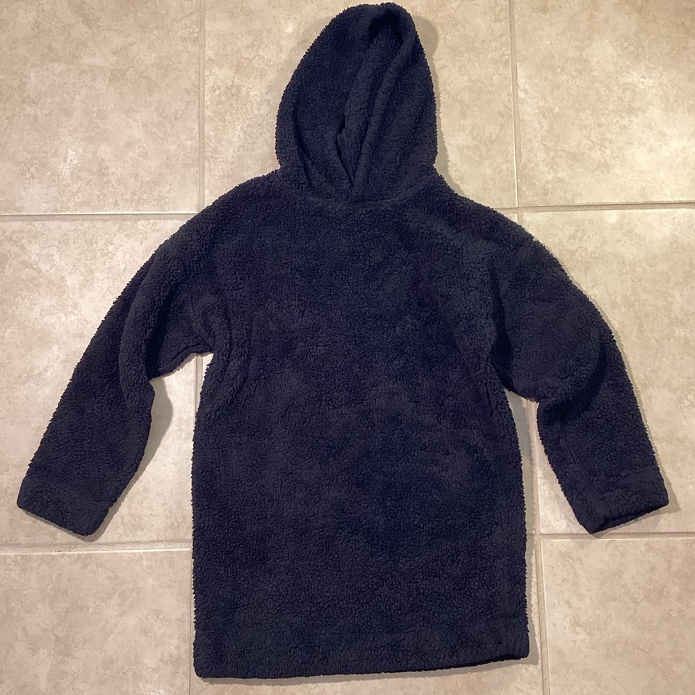 ArtClass Super Soft Black Pullover Long Hooded Sweatshirt Girls Size Lar…